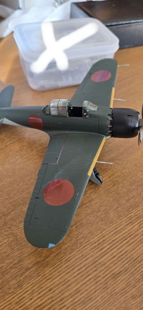 ダイキャスト 1/48　零式艦上戦闘機 52型　マルシン工業 1/48 零式艦上戦闘機 52型 第203海軍航空隊 谷水竹雄 飛曹長機 ［5