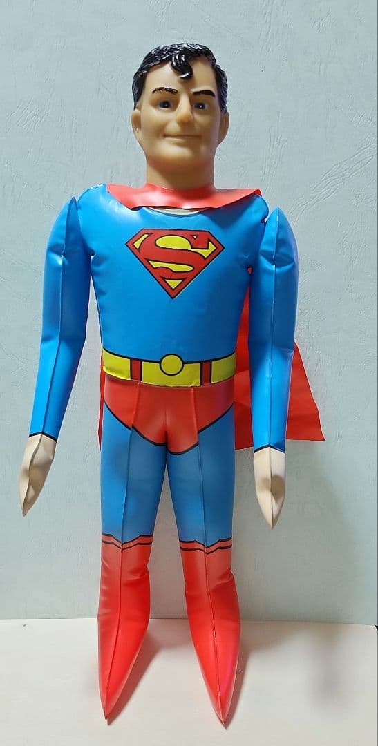 クリスマスセール！　希少！　1987年　スーパーマン　ビニール人形　輸入品 クリスマスセール！ 希少！ 1987年 スーパーマン ビニール人形 輸入品