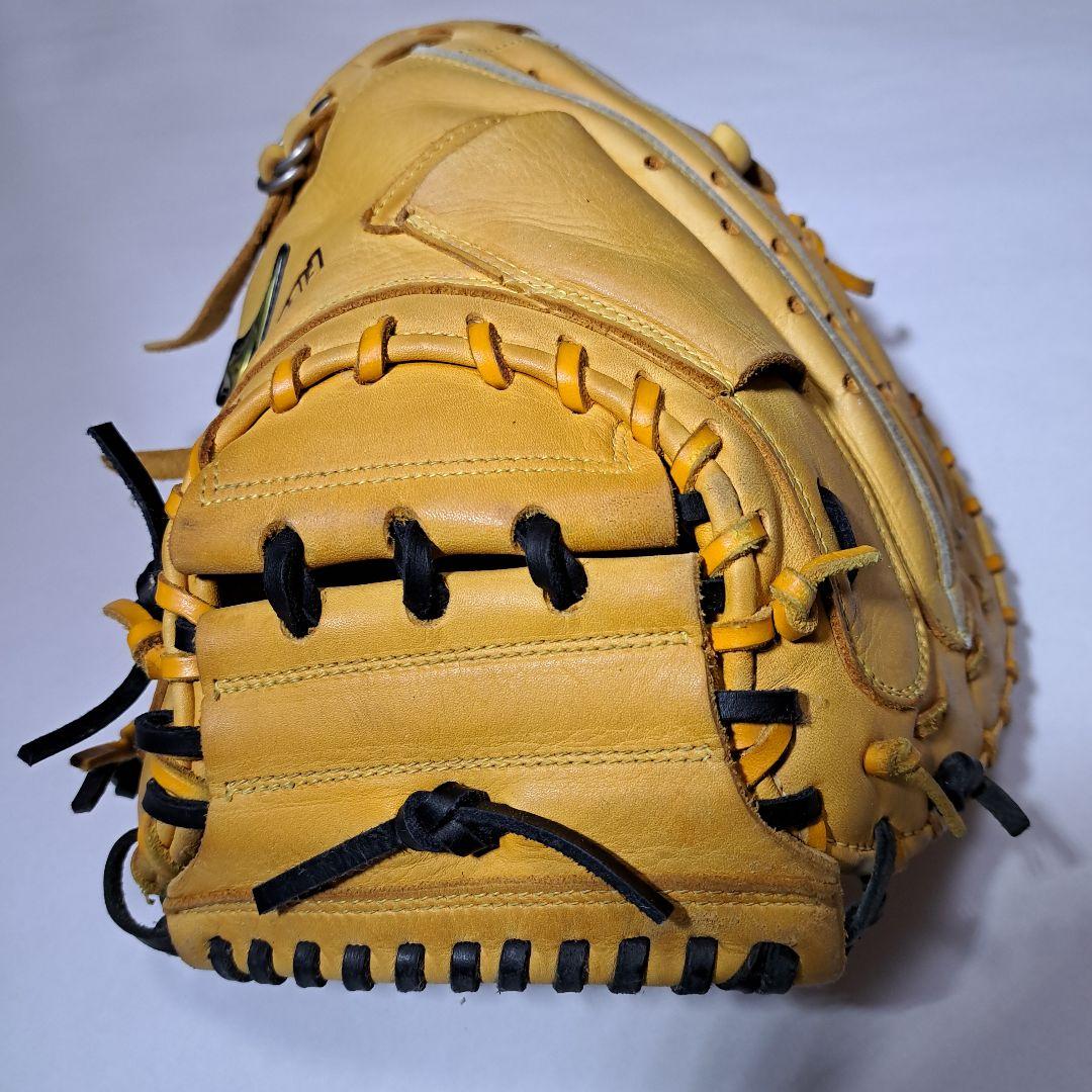 ミズノ FIELDGLISTER 軟式キャッチャーミット イエロー オイル付き