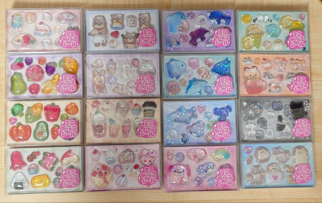 GIGO限定 ミニちゅるシール 全16種類コンプリートセット - メルカリ