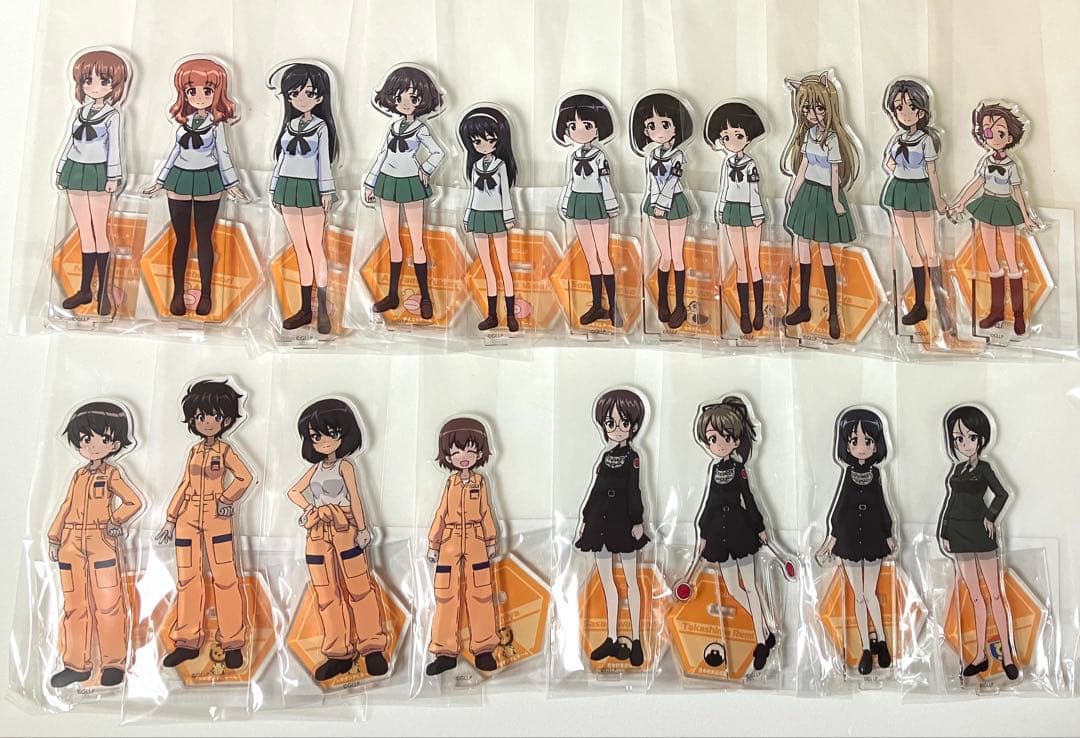 ガールズ＆パンツァー もっとらぶらぶ作戦です！ アクリルスタンド 全19種類 ガールズ＆パンツァー もっとらぶらぶ作戦です！ 第1幕 トレーディング