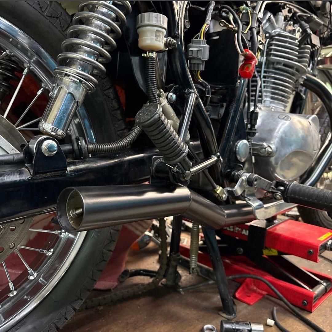 エストレア250 ワンオフショート菅 送料込み匿名配送 スリップオン