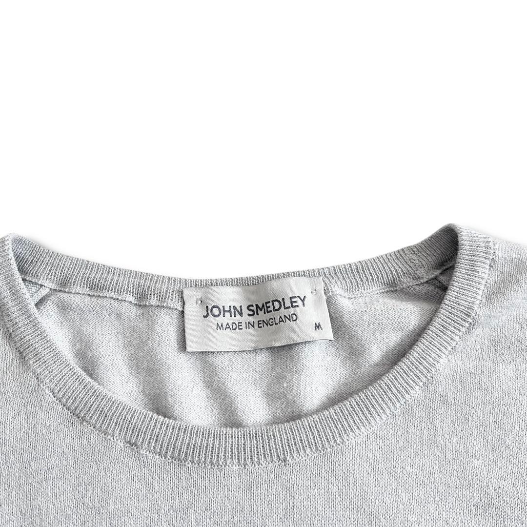 極美品 ジョンスメドレー 30G AIG コットン ウール セーター M - メルカリ