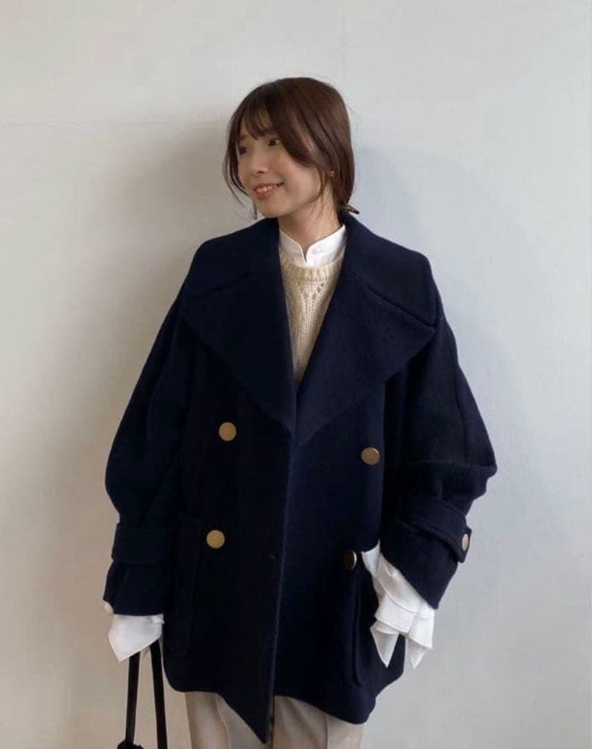 ココディール　インペリアルモッサショートPコート　24AW インペリアルモッサショートPコート｜PETAL ONLINE（ペタルオンライン）