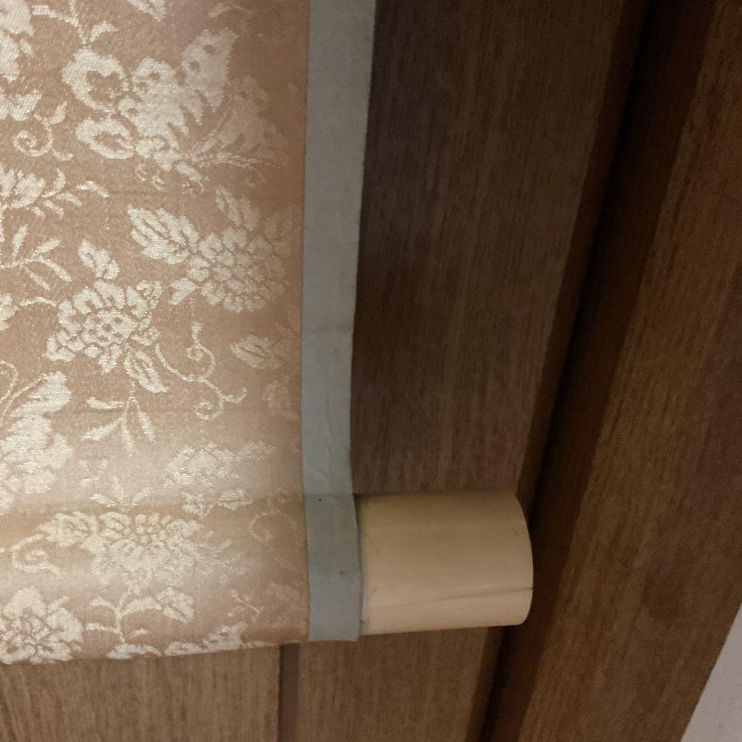 岸駒 【 佐伯岸駒 】 竹に親子虎図 【極彩色画】川端玉章 極め箱 落款