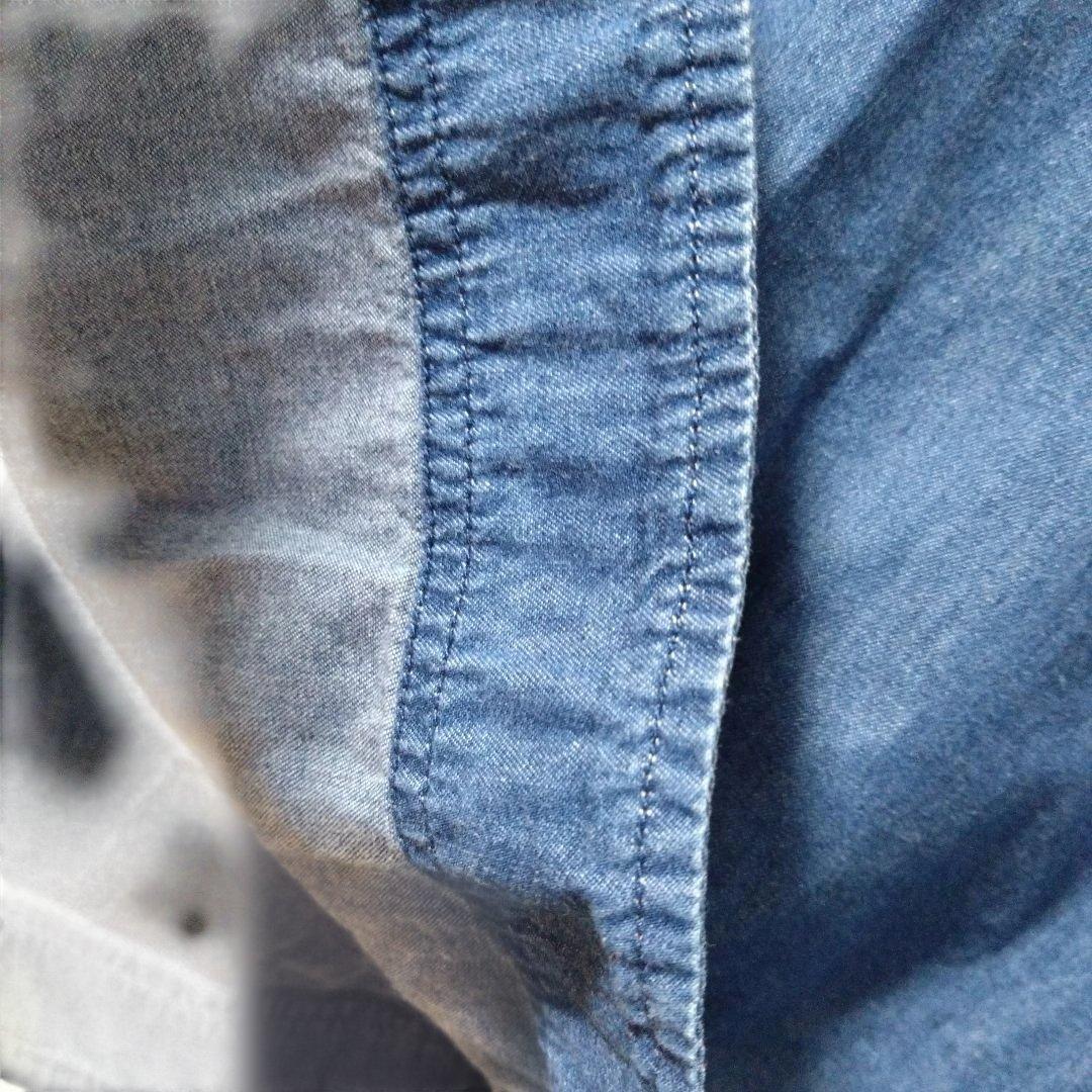 CASEYCASEY デニム Vネック 七分袖デニムワンピース - メルカリ