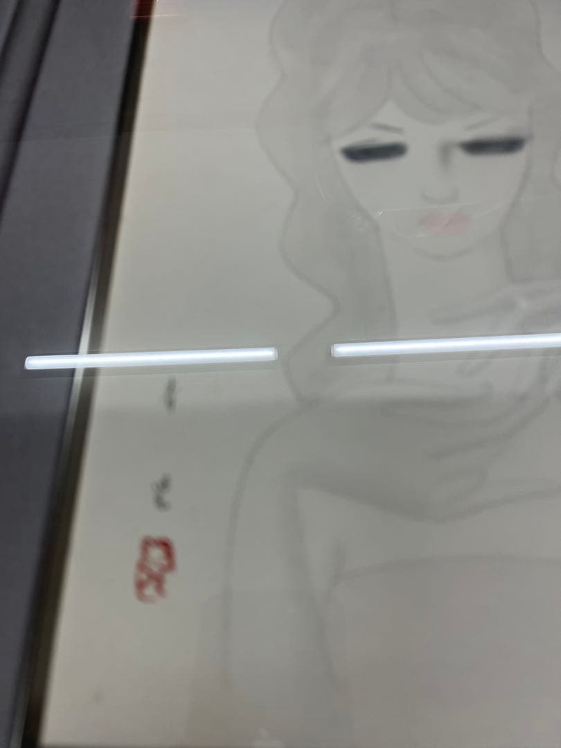 真作 東郷青児 絵画 水彩 直筆 額縁 鑑定書 - メルカリ