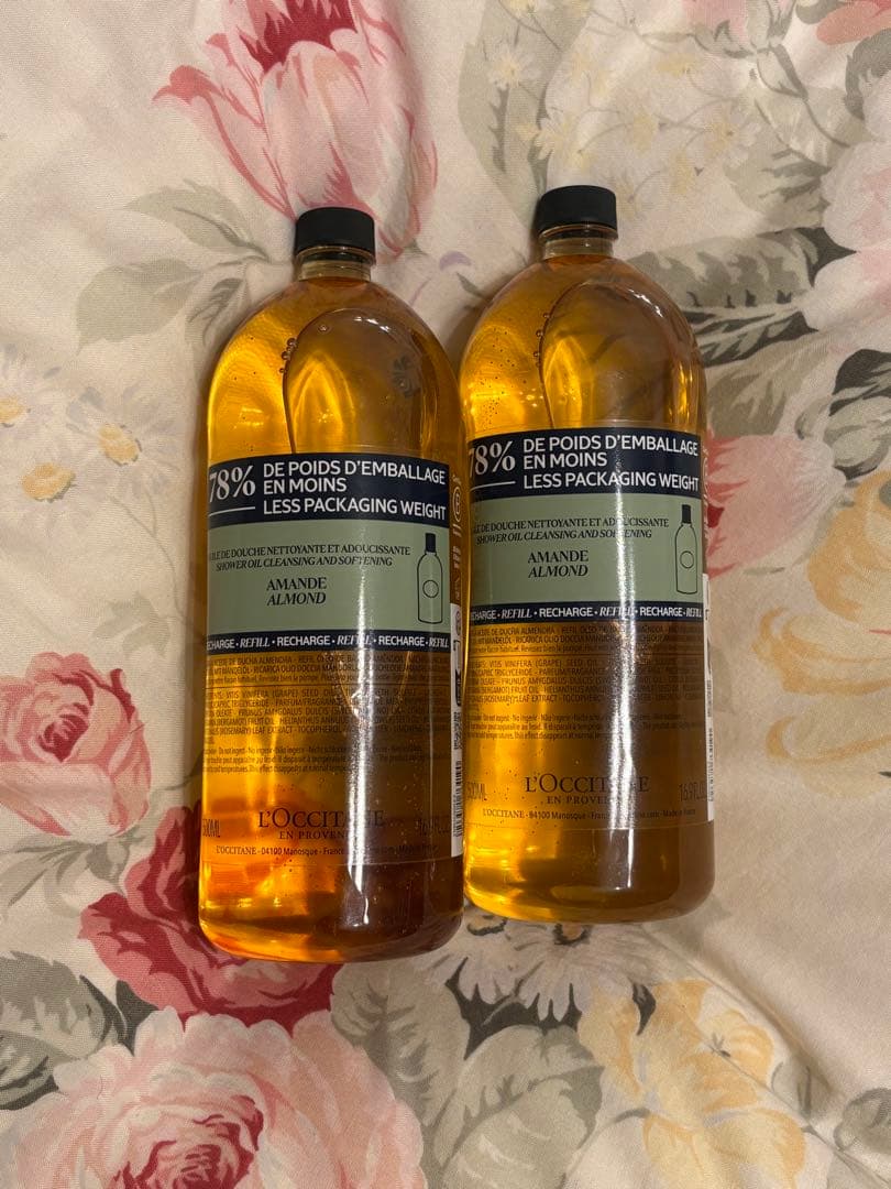 ロクシタン　アーモンドモイスチャライジングシャワーオイル　レフィル　500ml ロクシタン アーモンド モイスチャライジング シャワーオイル 500ml