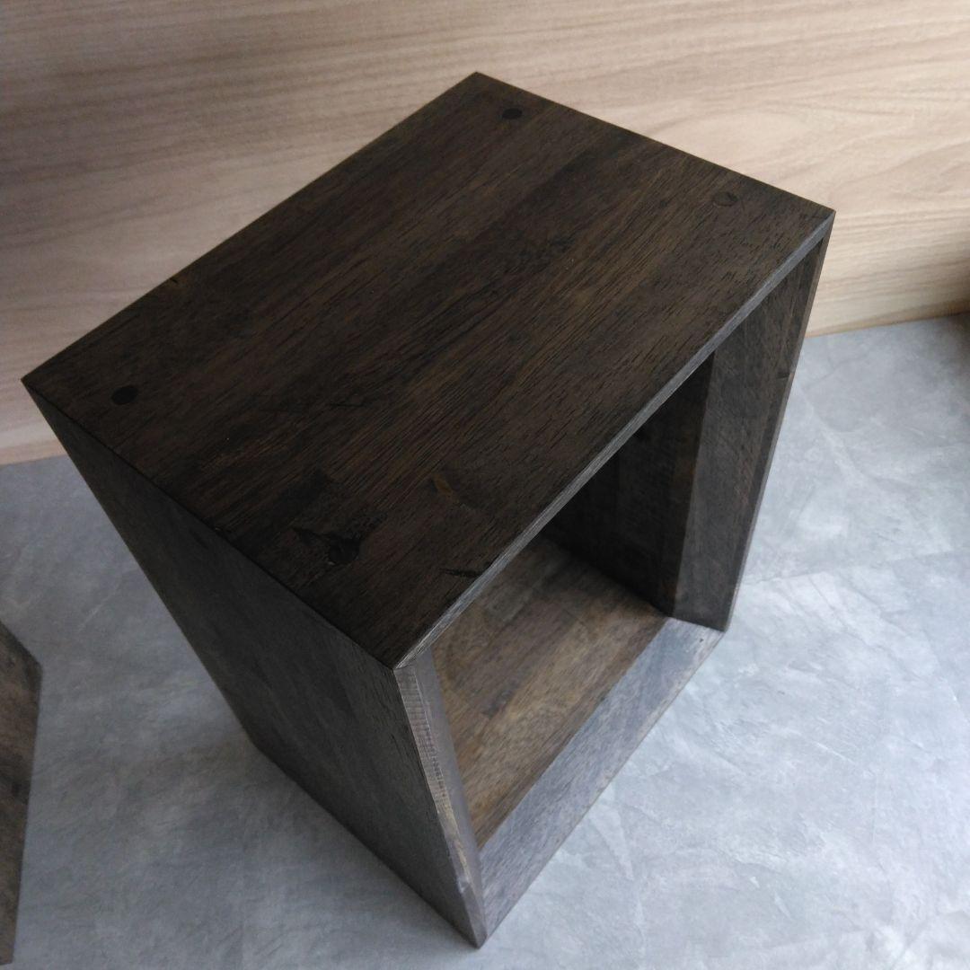 木製スピーカースタンド一対