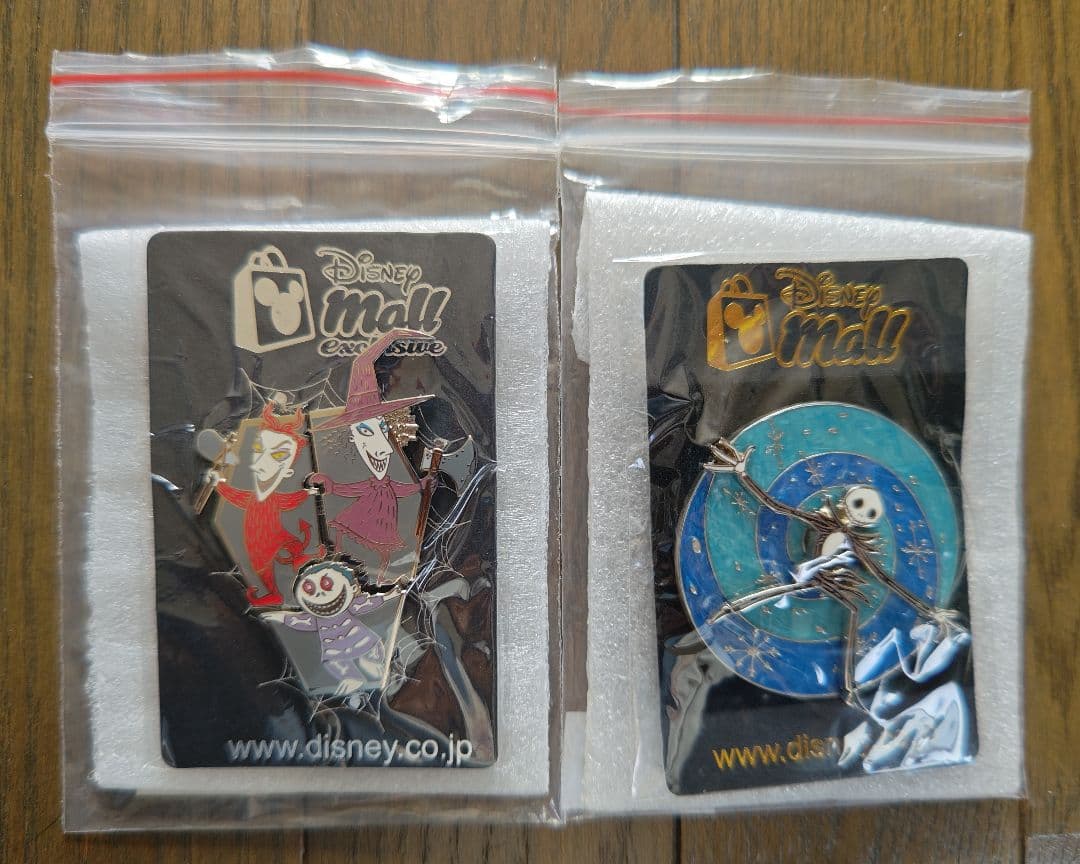 【希少/未開封】 ディズニーモール限定 ナイトメアビフォアクリスマス ピンバッジ バッジ・ピンズ ジャックナイトメアビフォアクリスマス 東京ディズニー