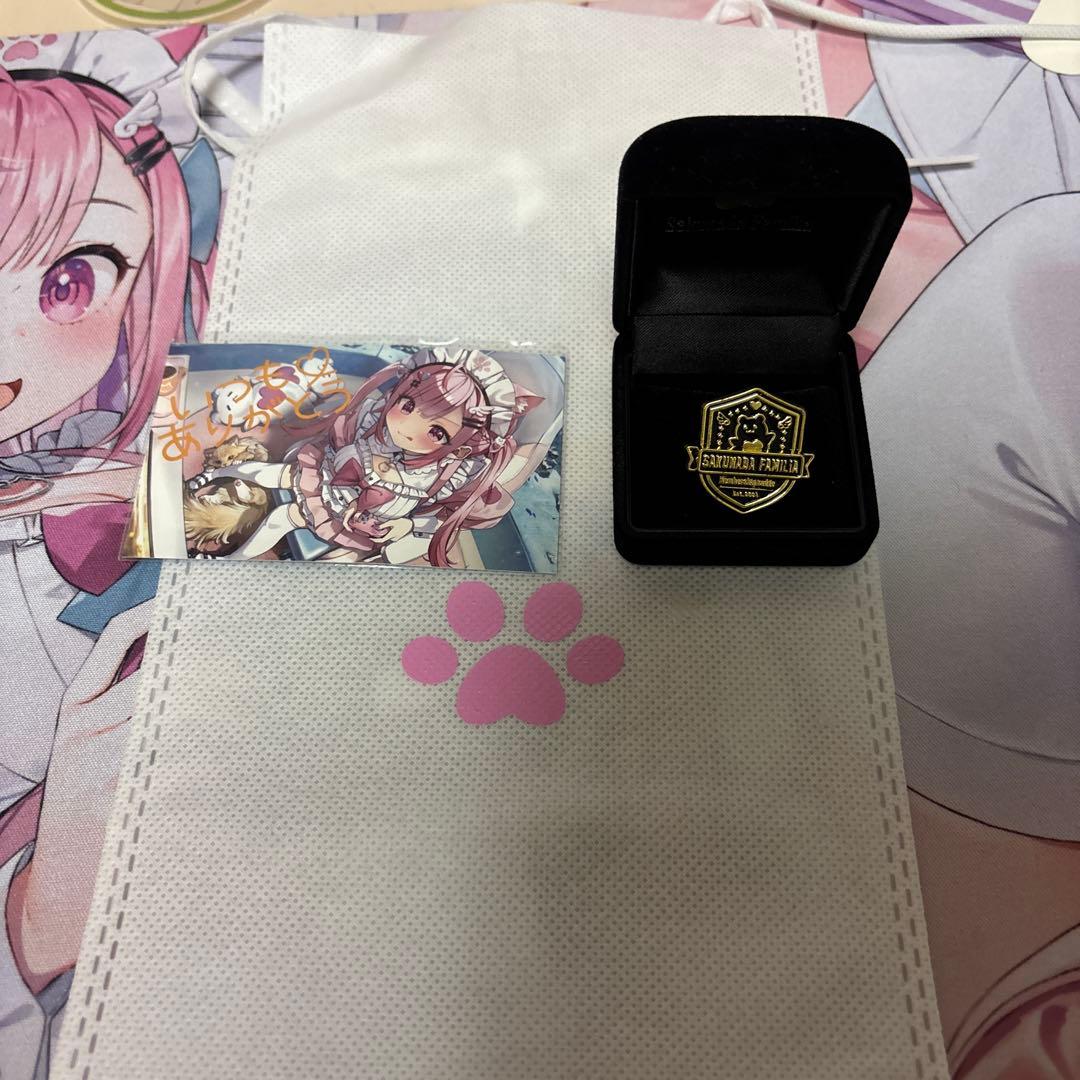 結城さくな　オフィシャルバッチ 中古】バッジ・ピンズ 結城さくな 誕生日記念缶バッチ2種セット