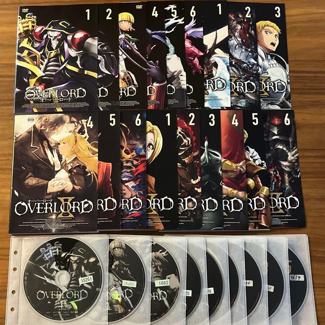 オーバーロード 1期＋2期＋3期 DVD 18枚 全巻セット - メルカリ