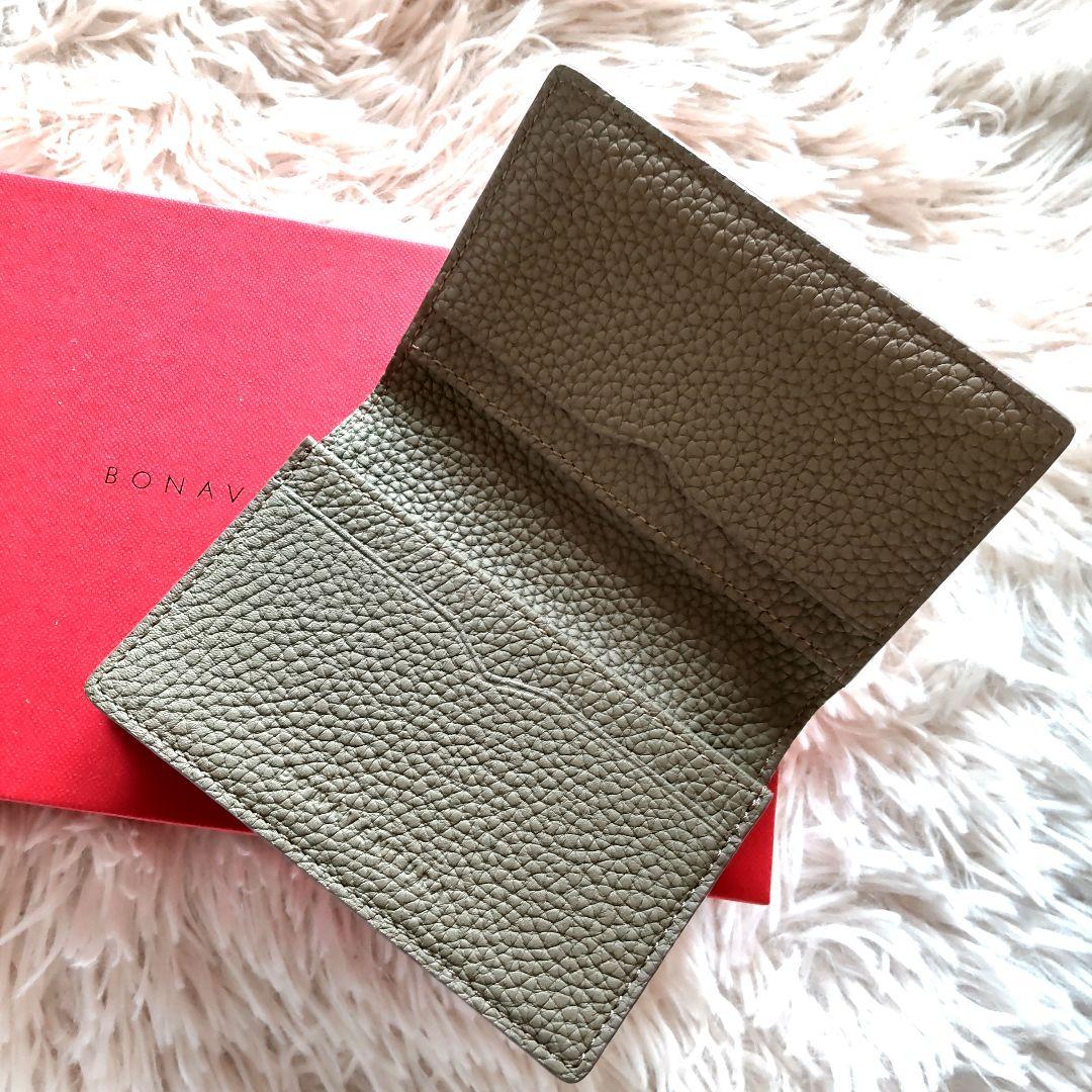 美品✨ボナペンチュラ エトープ 名刺入れ カードケース ロゴ刻印 スレ無し 上質なレザーの名刺入れ / カードケース / カードホルダー – イタリア