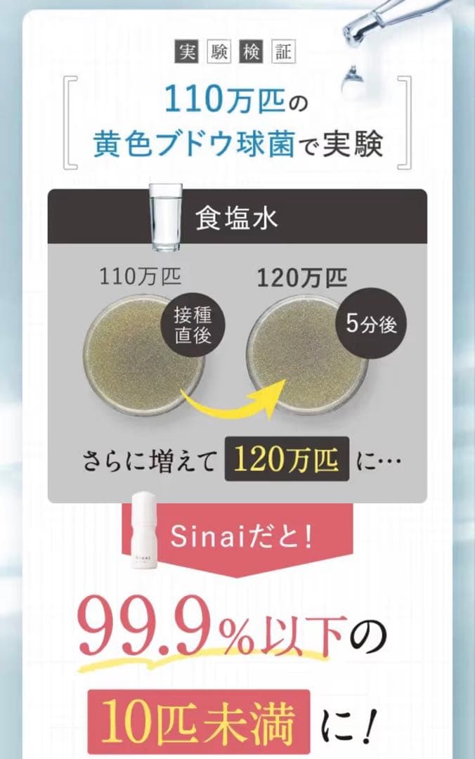 《新品・未使用》Sinai 制汗剤 30mL 2本セット