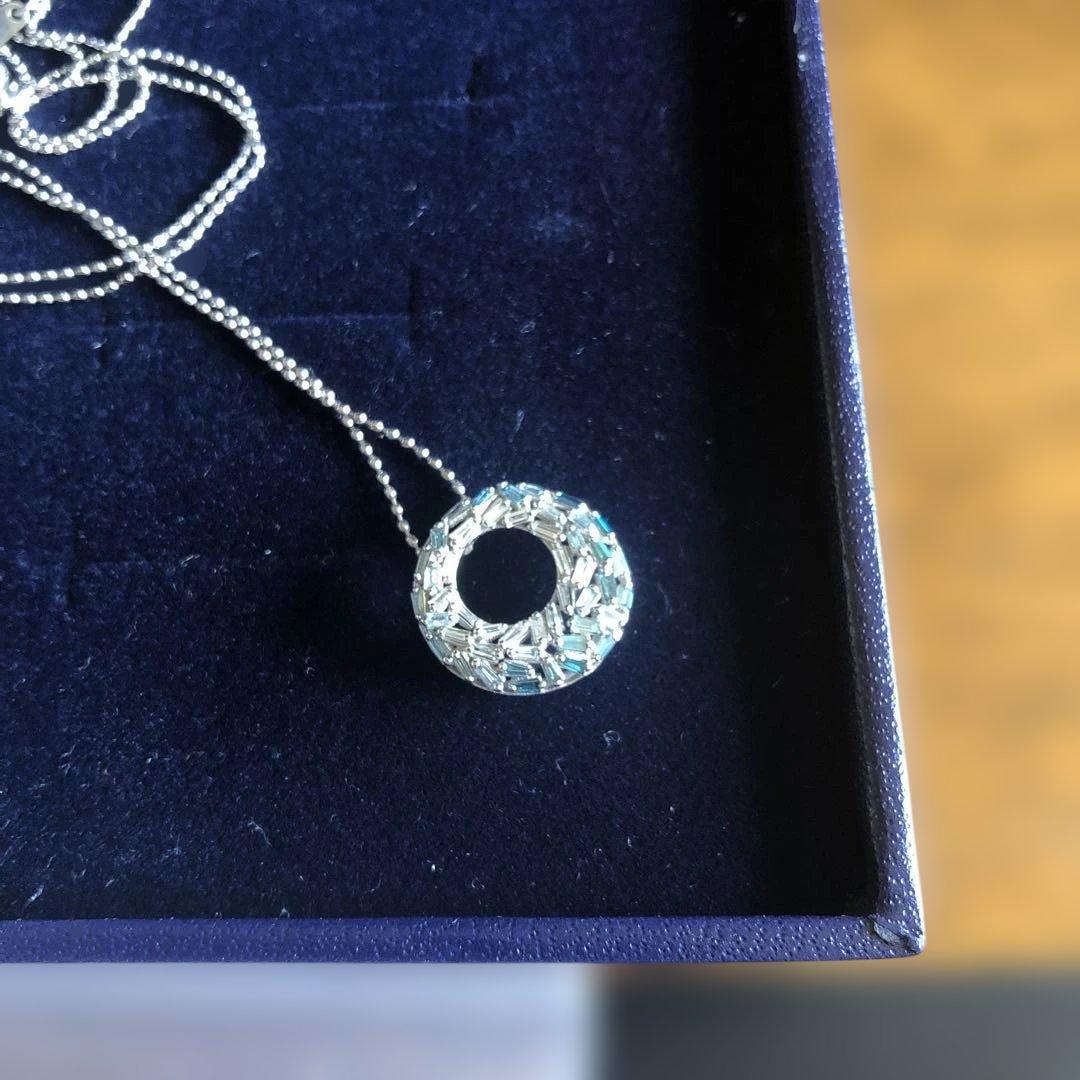 笠原真純 K18WGトリートブルーダイヤ0,4ct