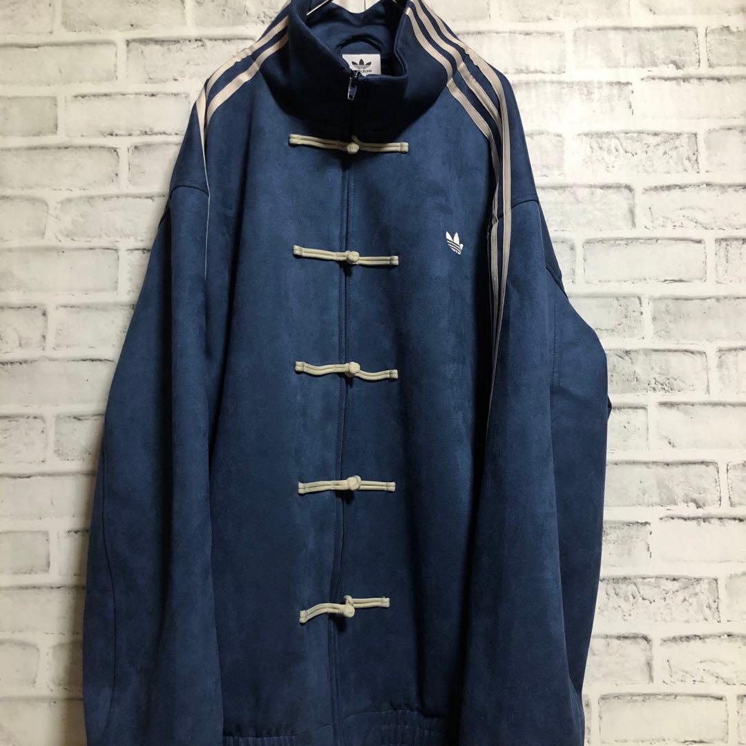 新品XL⭐️adidas 中国限定 巳年 チャイナトラックジャケット ネイビー