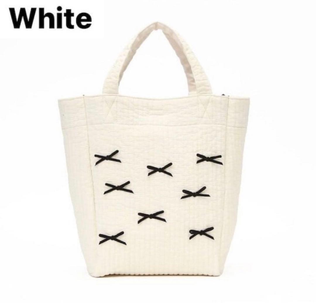 Gypsohila ジプソフィア リボンバッグ ホワイト シティ - メルカリ