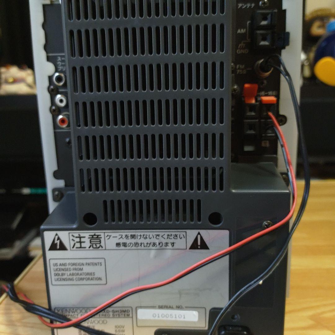 KENWOOD CD・MD・カセットデッキ.動作良好.AM.FMアンテナ - メルカリ
