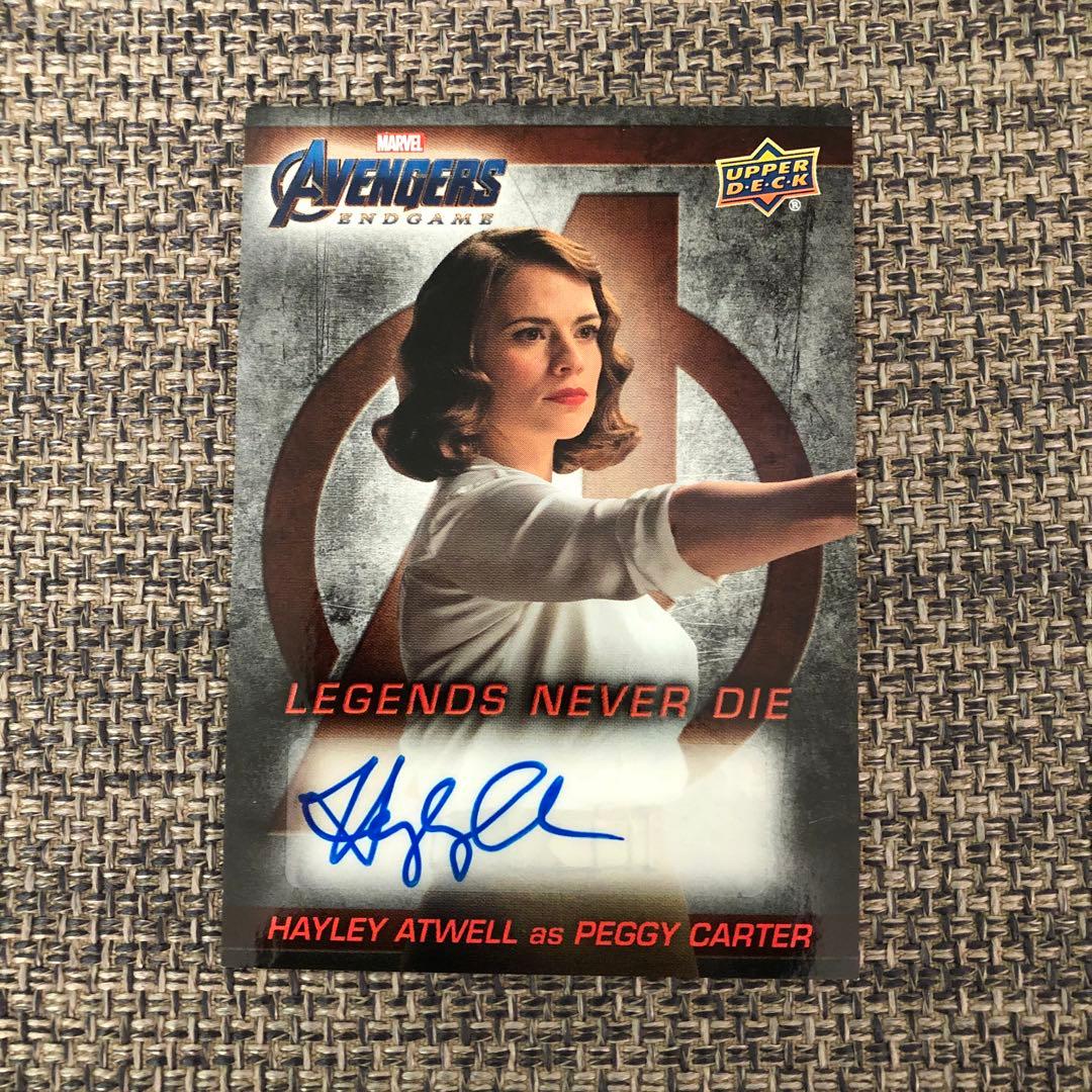 upper deck marvel ヘイリー・アトウェル 直筆サインカード - メルカリ