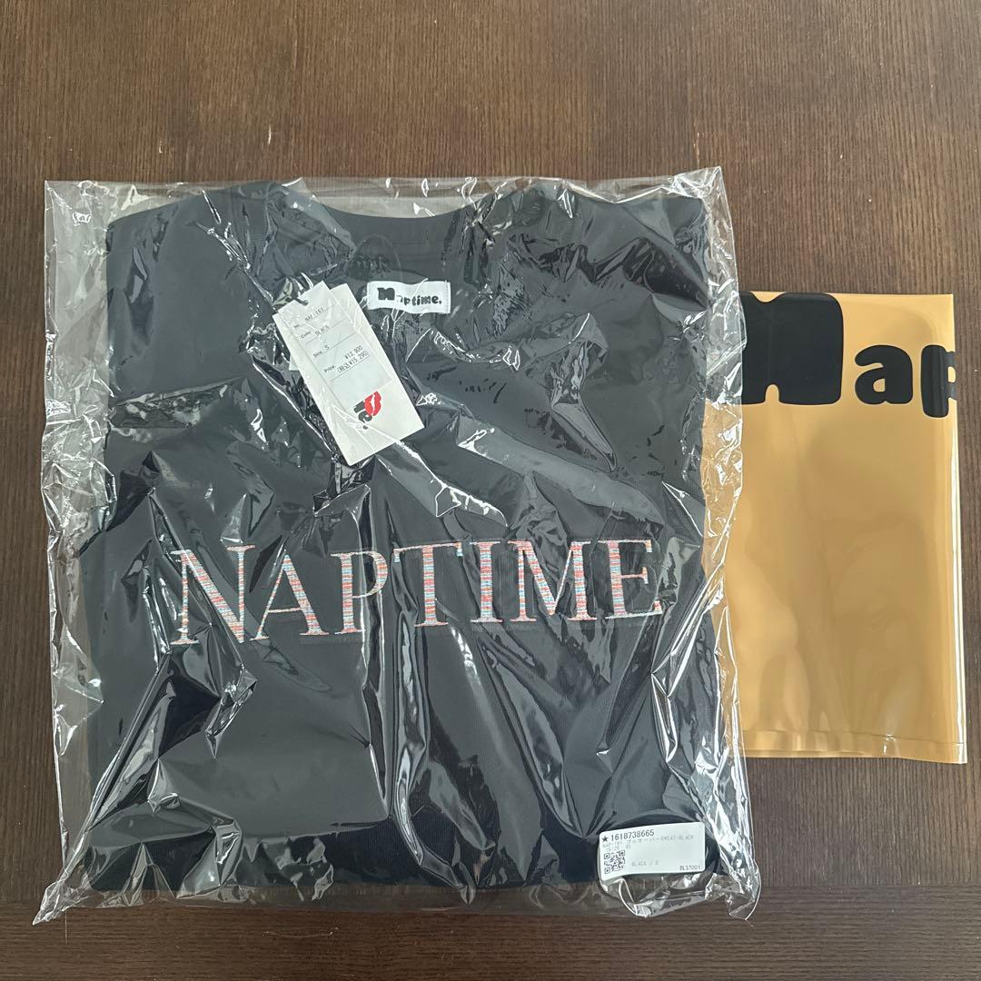 新品未開封　Naptime プルオーバースウェットBLACK Sサイズ ナップタイム naptime. Nissy 西島隆弘 スウェット プルオーバー黒