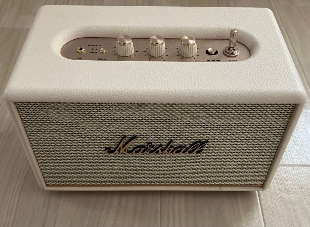 【国内正規品】Marshall ACTON III クリーム Amazon.co.jp: Marshall ワイヤレススピーカー Acton III クリーム