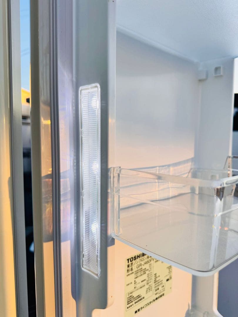TOSHIBA 冷蔵庫 458L 4ドア フレンチドア LED 2016年製