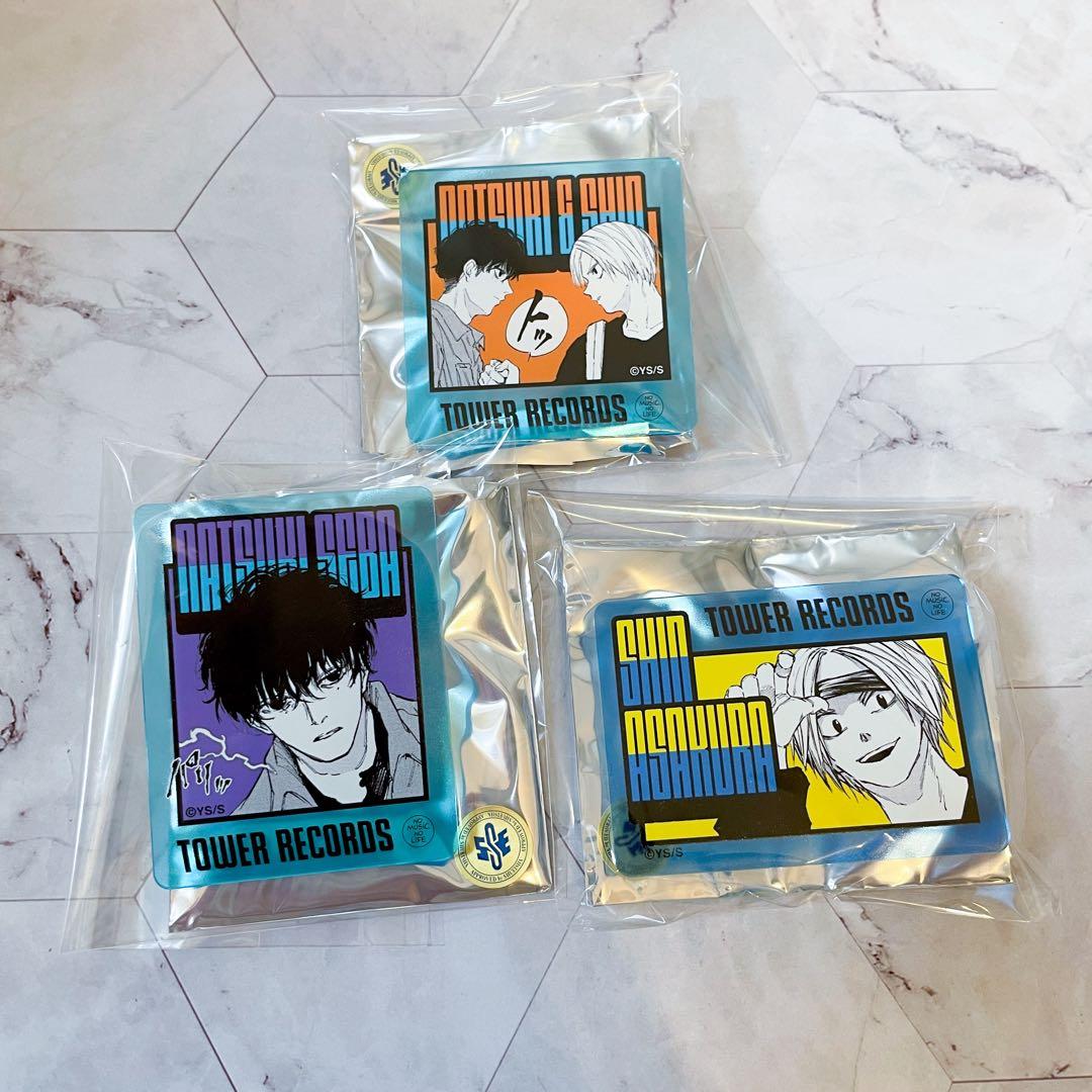 勢羽夏生&シン アクリルバッジコレクション タワーレコードカフェ