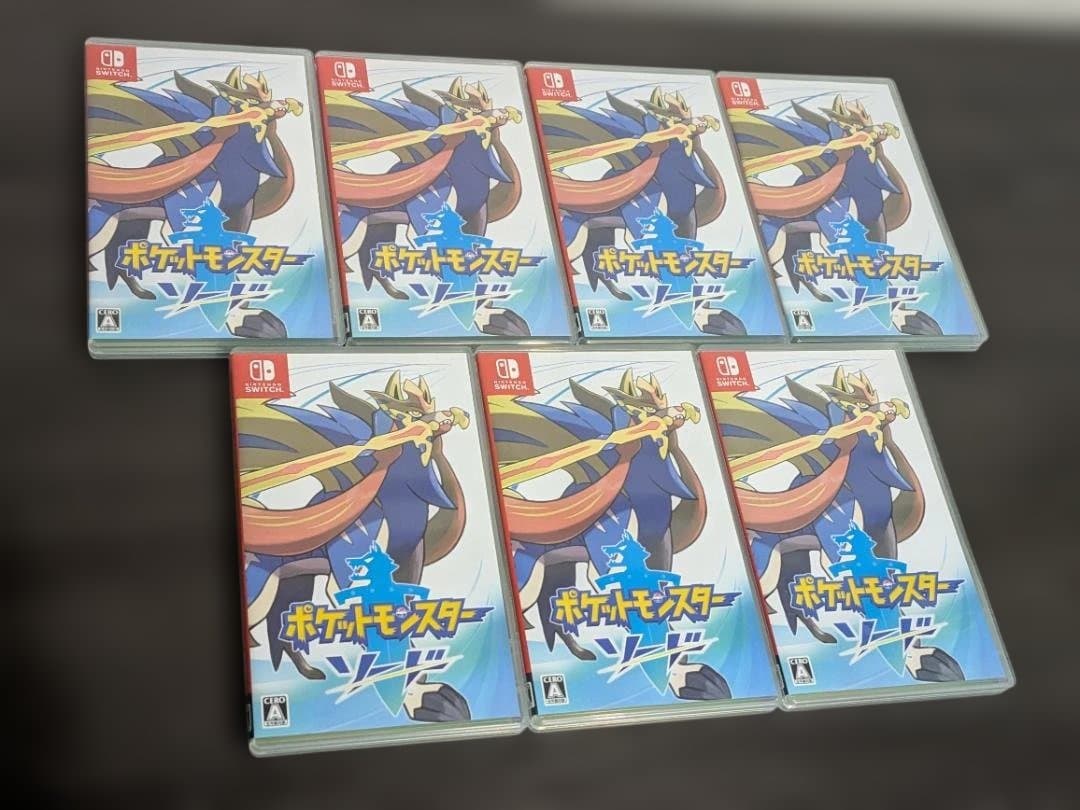 7本セット ポケットモンスター ソード スイッチ ソフト 動作確認済 7本セット ポケットモンスター ソード スイッチ ソフト 動作確認済