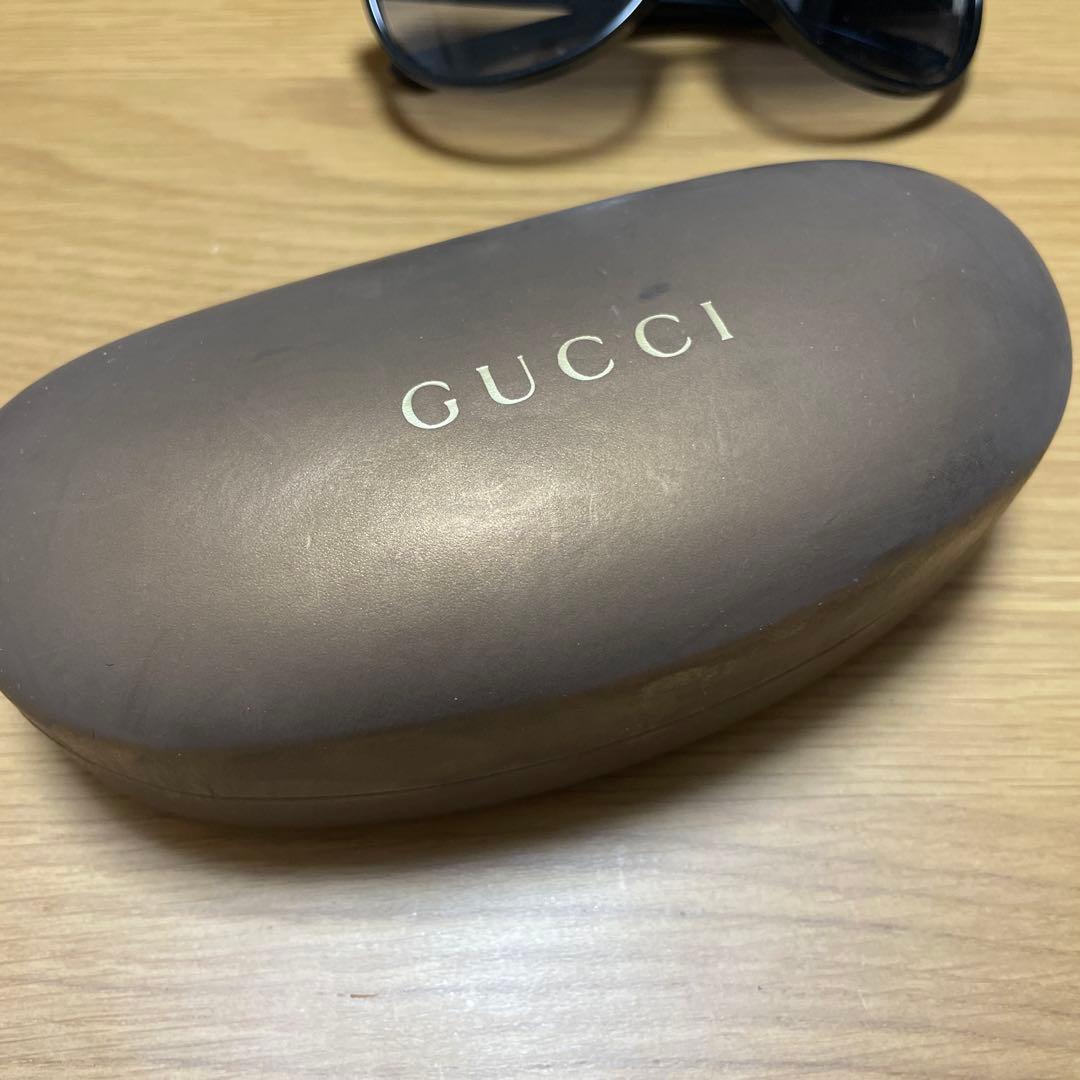 証明書付き/GUCCI ブラック サングラス ケース付き - メルカリ