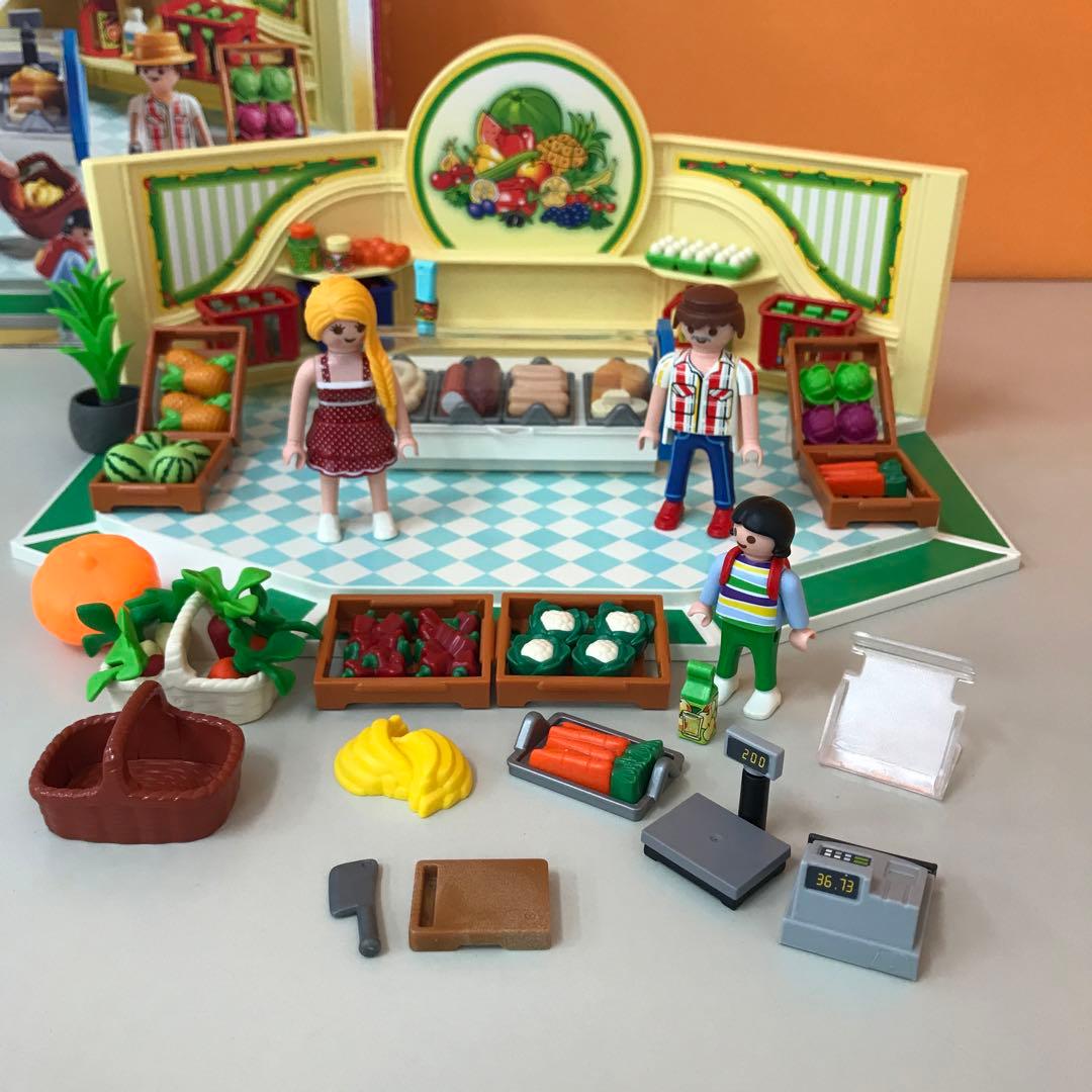 絶版】Playmobil プレイモービル 食料品店 9403