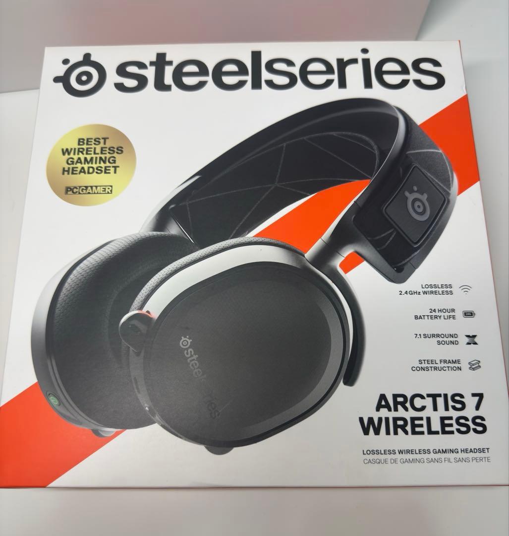 SteelSeries Arctis 7 Wireless ヘッドセット SteelSeries ARCTIS 7 Wireless Gaming Headset - Black - Newegg.com