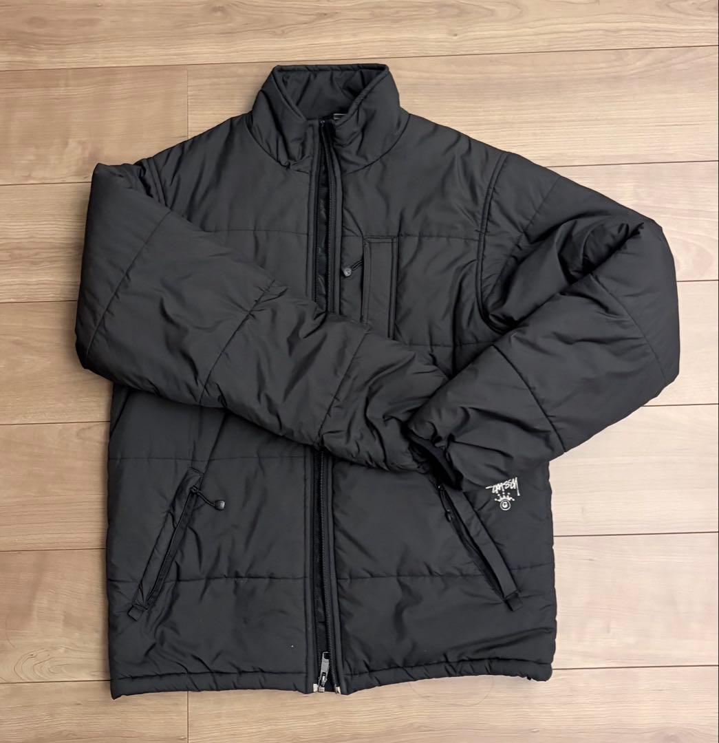 stussy パフィンジャケット ☆STUSSY☆WAVE DYE BEACH SHELL ジャケット☆追跡可 (STUSSY/パーカー