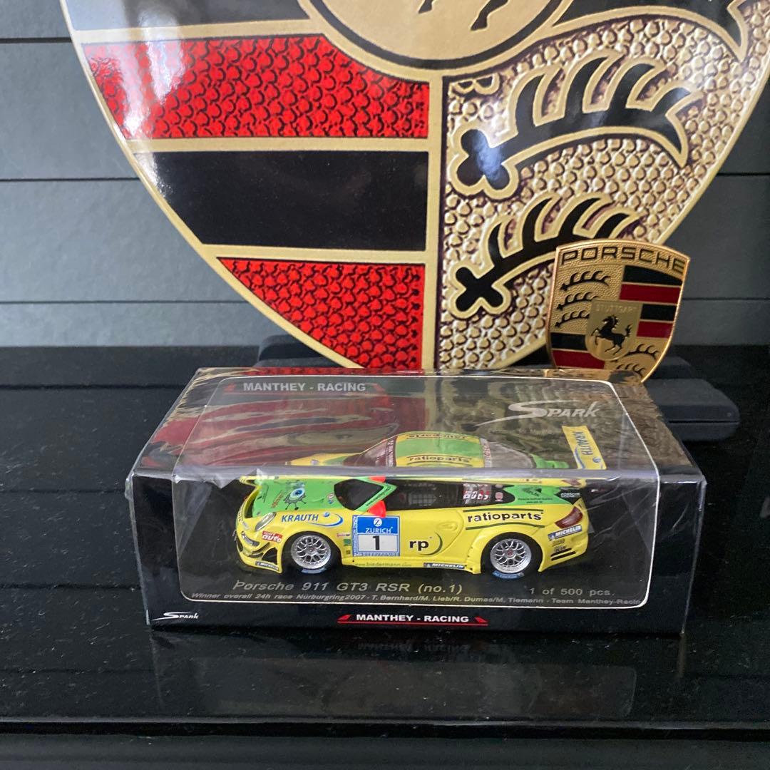 ミニカー MantheyRacing Porsche 911 GT3 RSR 2007 ミニカー MantheyRacing Porsche 911 GT3 RSR 2007 ミニカー