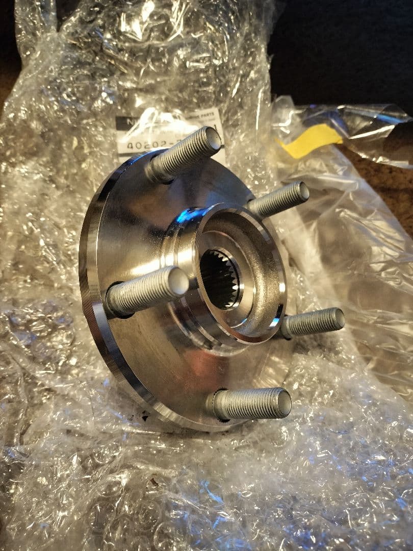 【新品】日産純正 左右フロントハブ R33 R34 BCNR33 BNR34 フロントホイール ハブベアリング 2個セット BNR32 BCNR33 BNR34