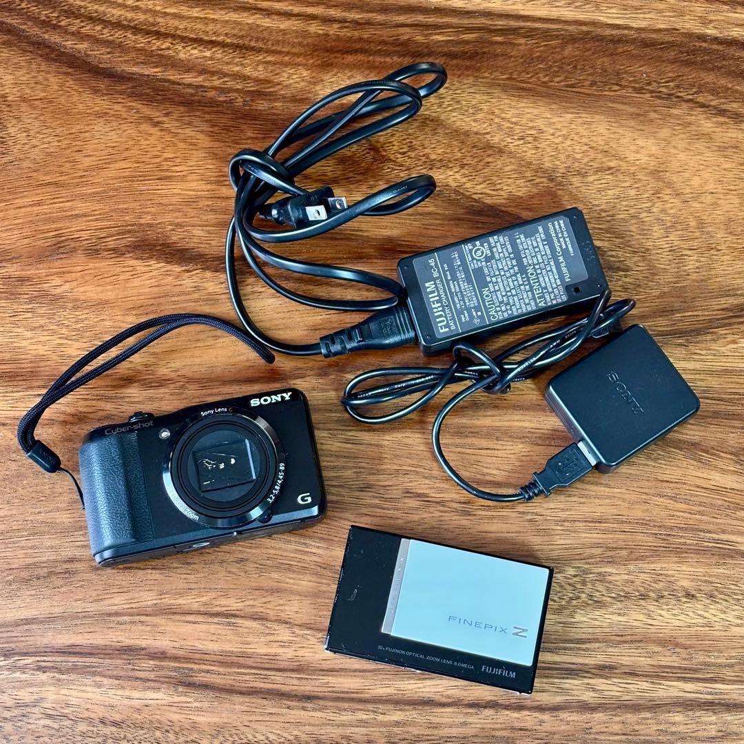 ジャンク品☆コンパクトデジタルカメラ2台セットの通販はau PAY