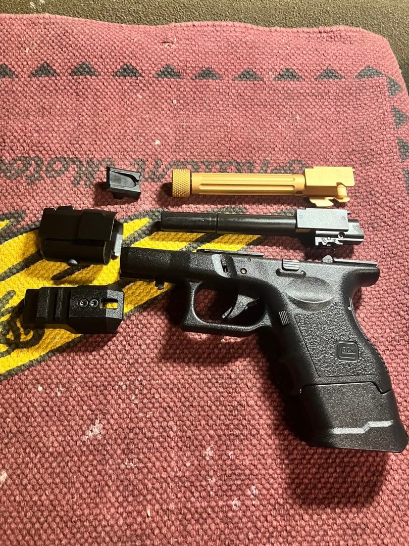 グロッグ26アドバンス フレーム一式 グロック17 3genアウターバレル