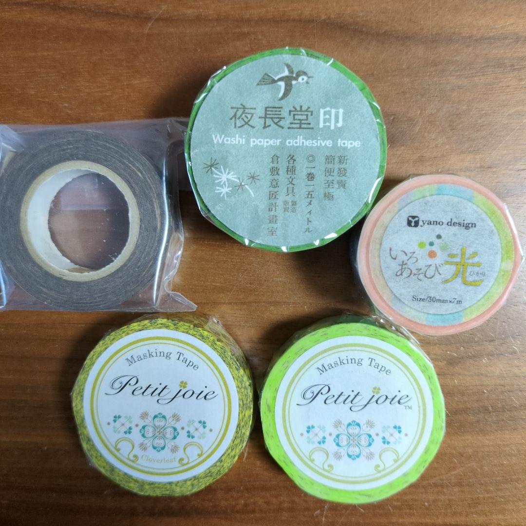 マスキングテープ カモイ 廃盤品 雑貨 ラウンドトップ キングジム