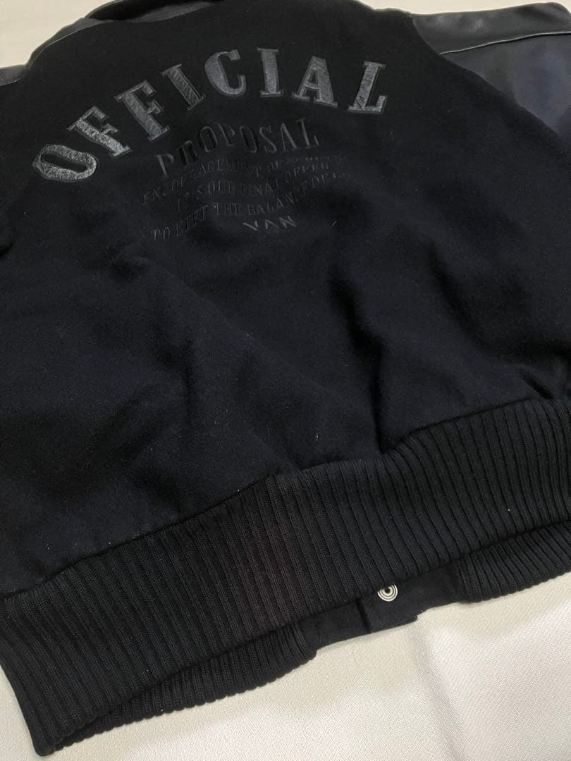 80s VAN スタジャン 黒 L〜XL 牛本革使用 IVY アイビー レザー - メルカリ