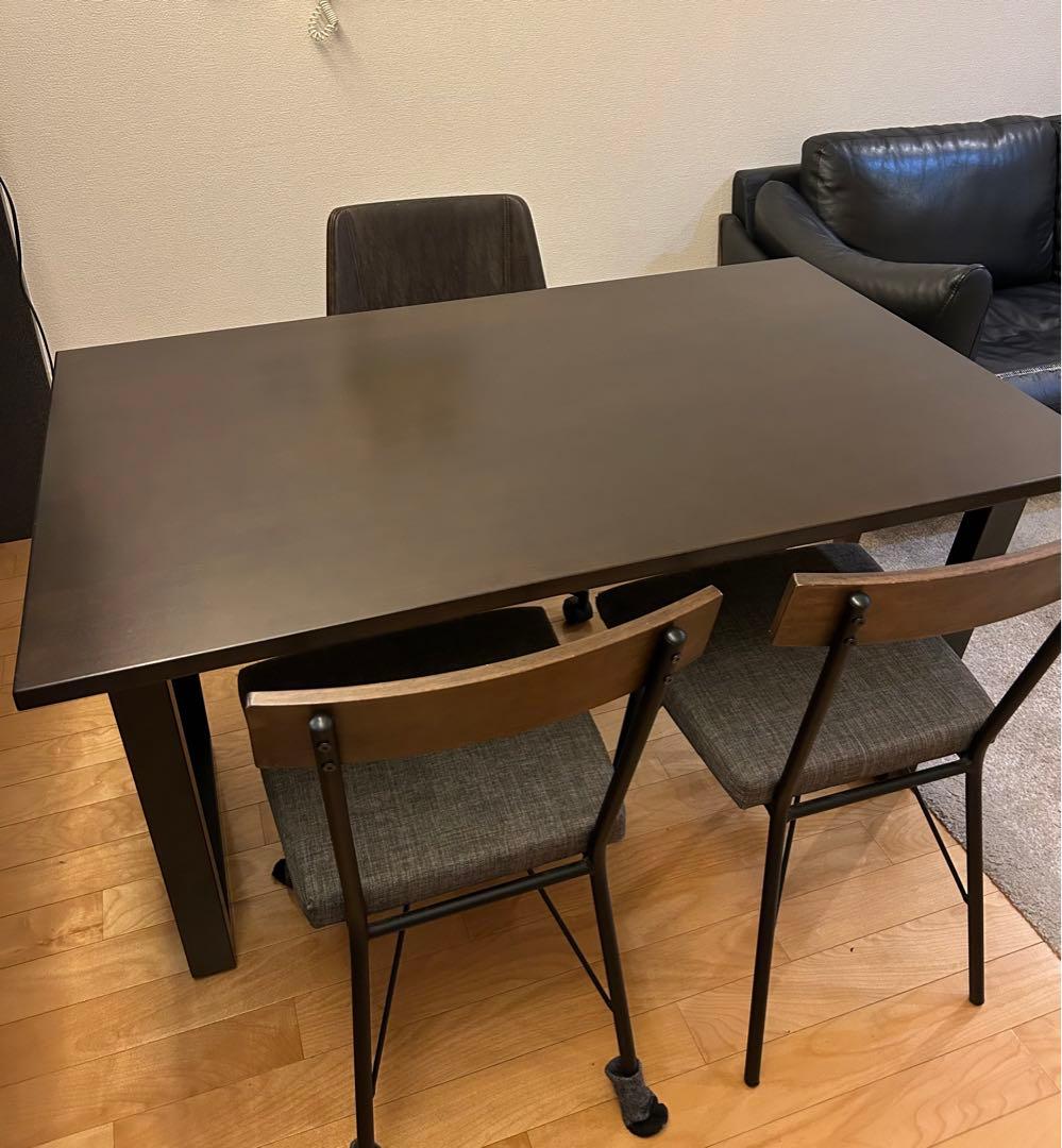 KANADEMONO THE TABLE / ラバーウッド ブラックブラウン - メルカリ