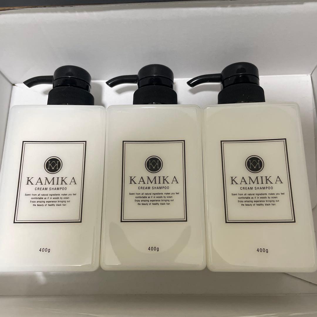 KAMIKA クリームシャンプー 400g 3本セット 楽天市場】クリームシャンプー カミカ KAMIKA 3本セット 正規品