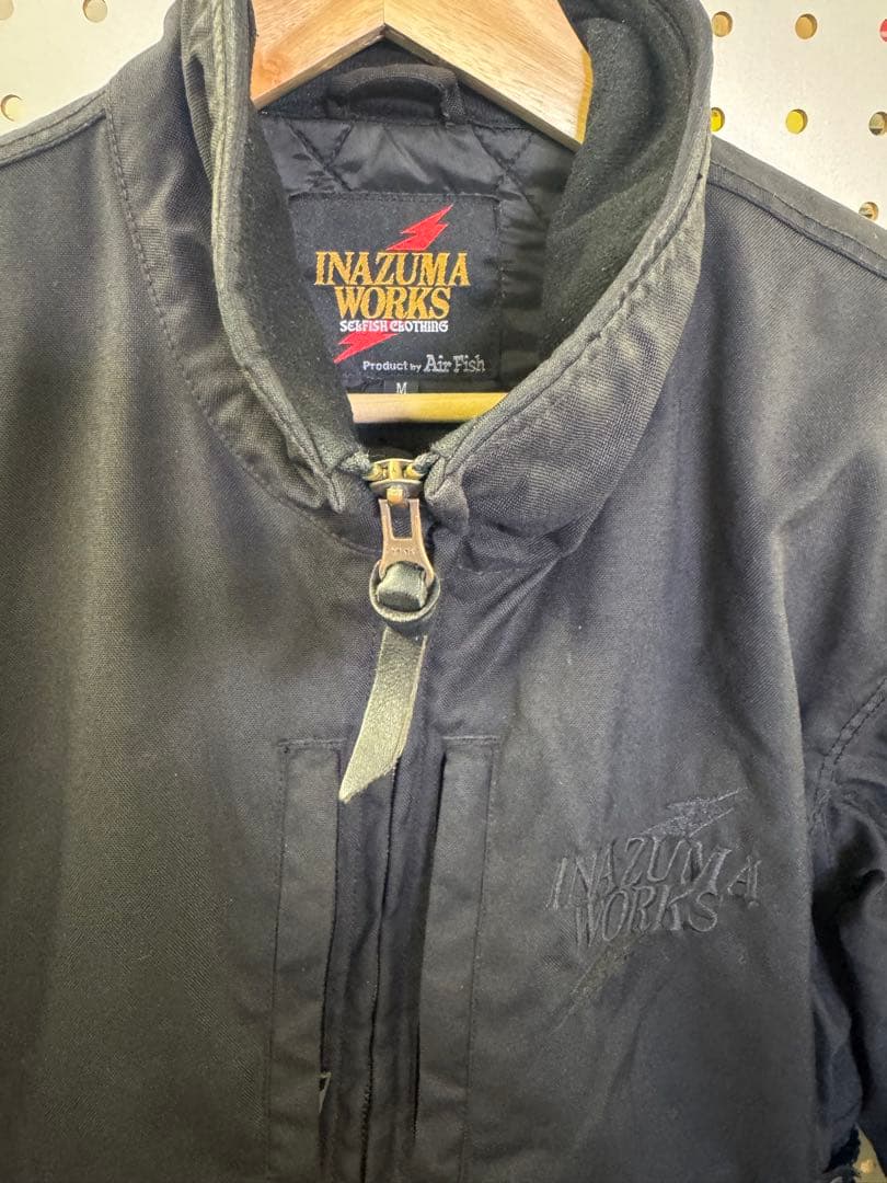 希少INAZUMA WORKS バイクジャケット Airfish M - メルカリ