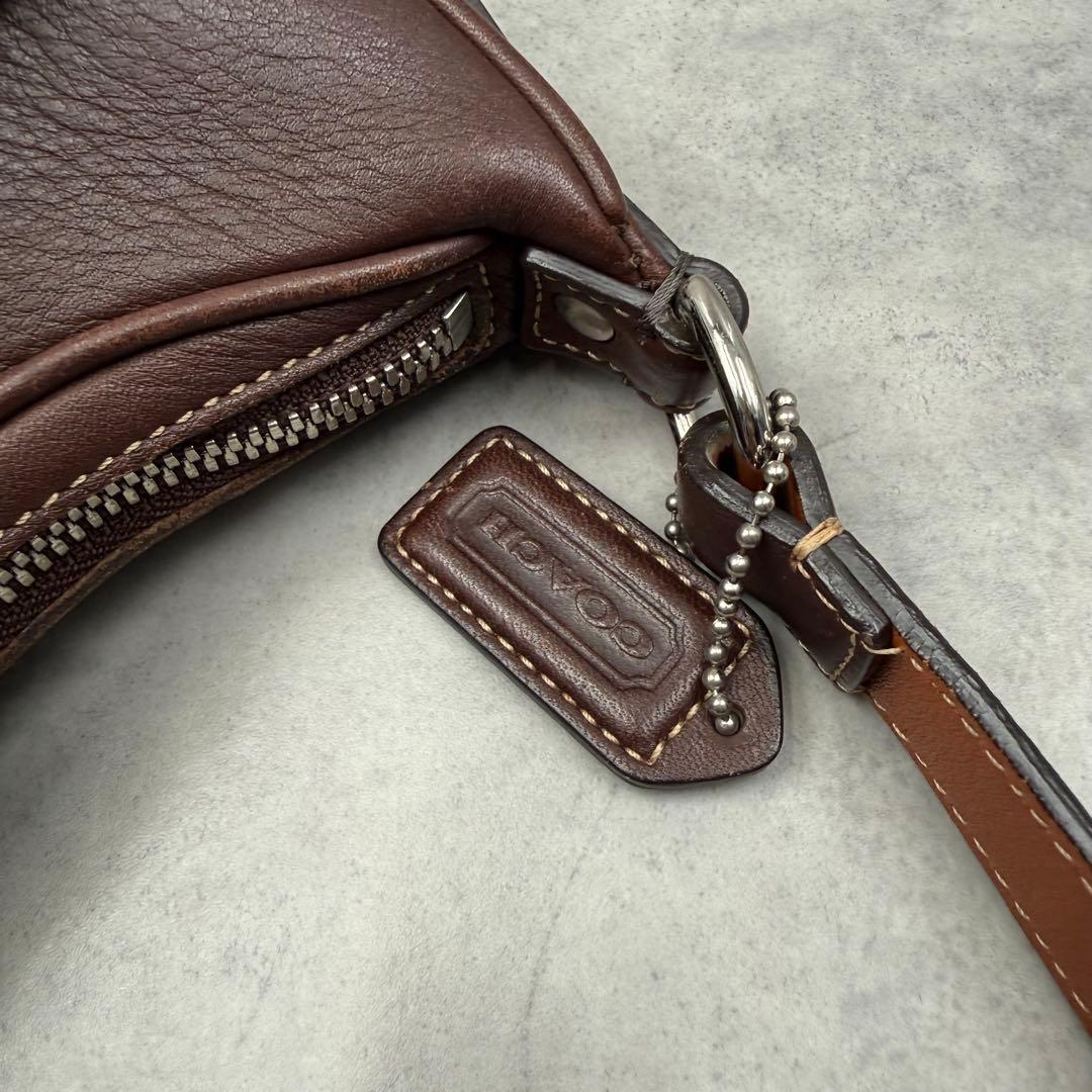 COACH コーチ ワンショルダー バッグ 7593 ブラウン - メルカリ