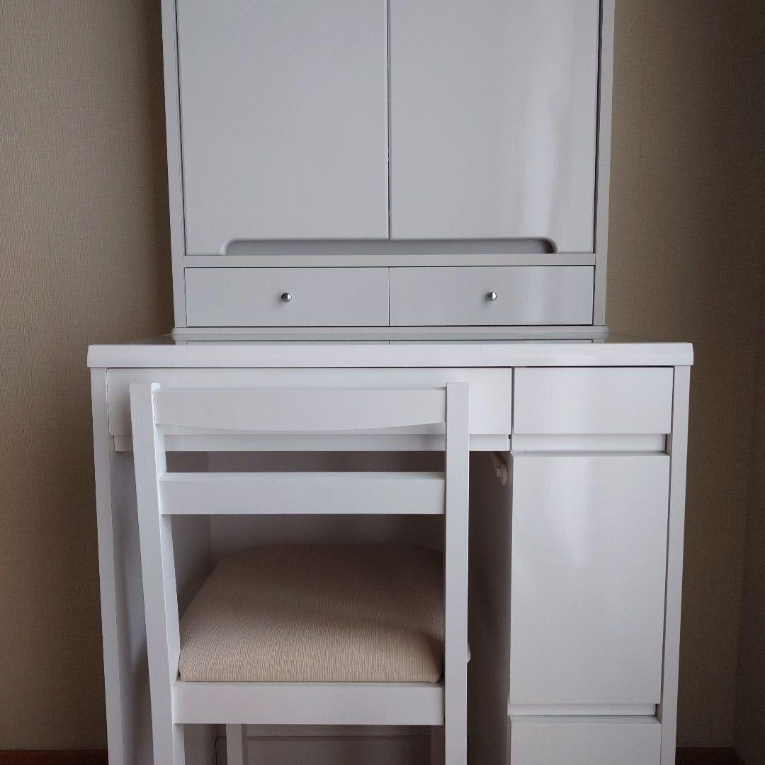 【美品】ニトリ☆ドレッサー☆三面鏡《椅子/別売り》