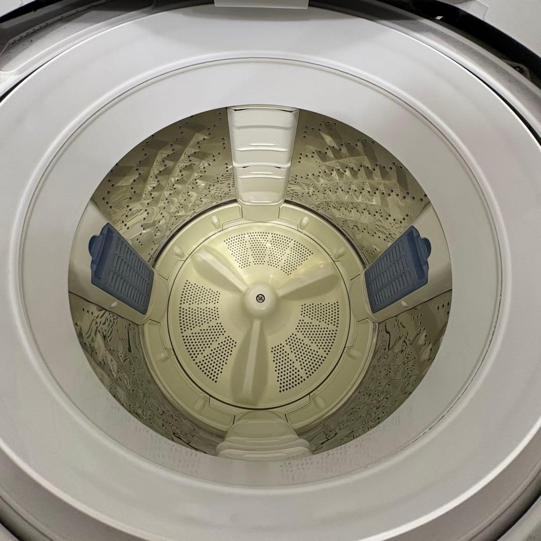 1/22まで直接引取 パナソニック洗濯機2019年製10キロNA-FA100H7 - 洗濯