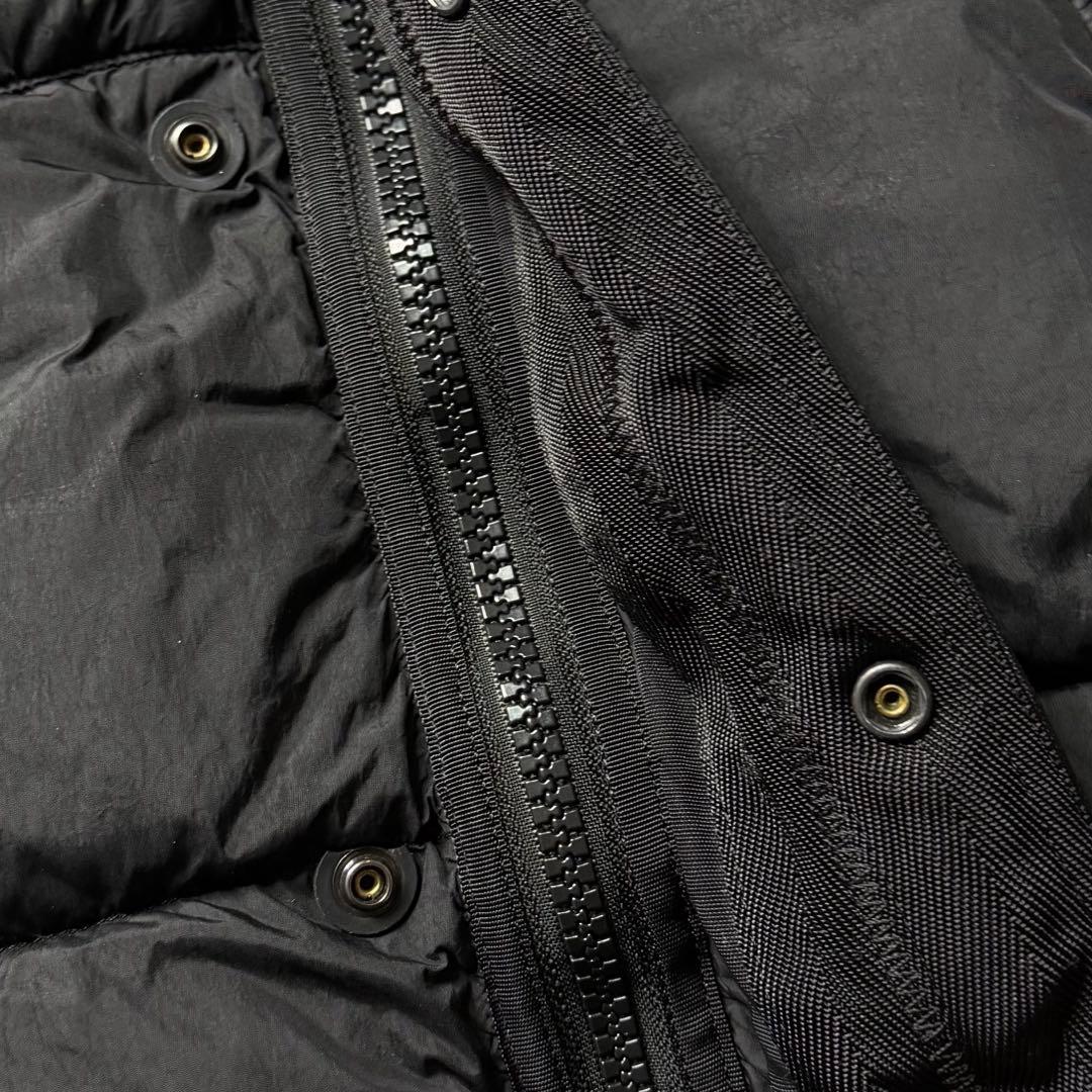 希少 ストーンアイランド ロゴ ダウン アウター ガーメントダイ