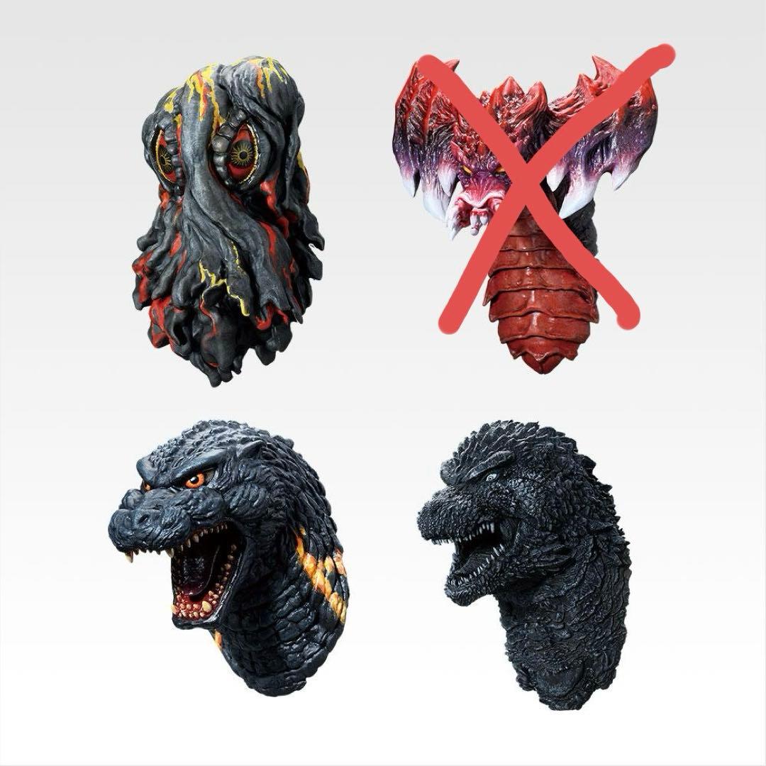 一番くじ ゴジラ 怪獣乱舞 -荒ぶるモノ- ラスワン.BCD賞コンプ品 計33点