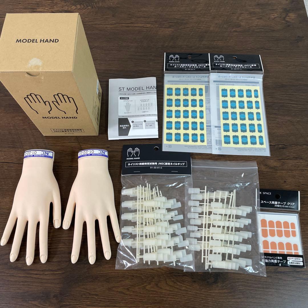 JNEC認定モデルハンド 両手＋消耗品 STモデルハンド /両手セット（JNEC 第1期認定モデルハンド