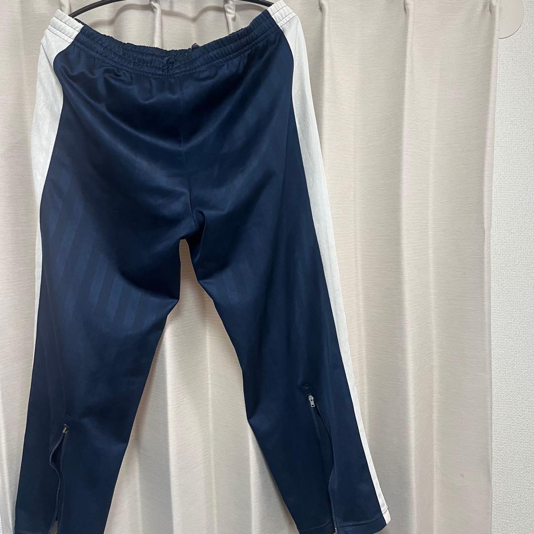 Puma ネイビー サイドストライプ ワイドジャージパンツ - メルカリ