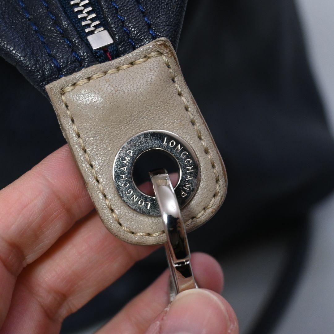 589☆ LONGCHAMP 2way バッグ ルプリアージュ キュイール - メルカリ