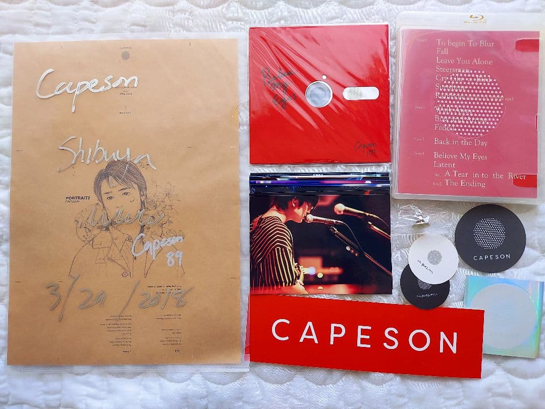 capeson(尾崎裕哉) サイン入りファイル&ライブDVDセット - メルカリ
